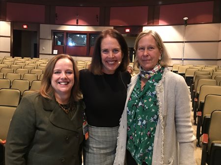 A group of three women at the Peter H.B. Frelinghuysen, Jr. Distinguished Lecture Series